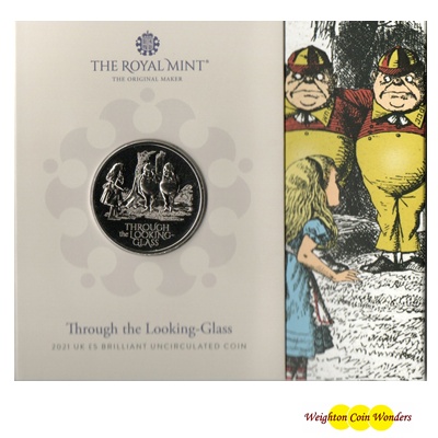 2021 BU £5 Coin Pack - Through the Looking-Glass